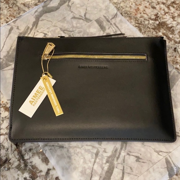 Aimee Kestenberg Handbags - Aimee Kestenberg Large Zip Pouch Clutch